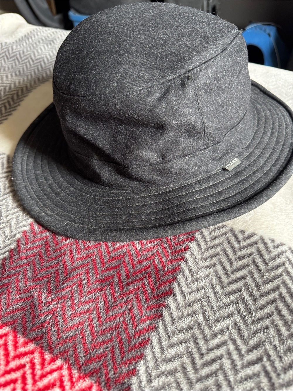 Tilley men’s Charcoal Gray Bucket Hat